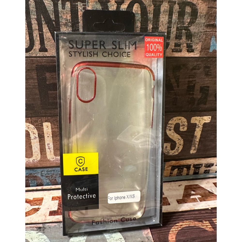 New Red Slim iPhone X Case Holder